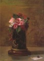 Fleurs en japonaisVase peintre John LaFarge
